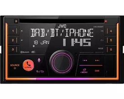 JVC KW-DB95BT Juodas 200 W Bluetooth automobilinis radijas