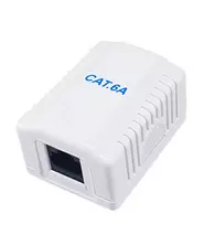 Tinklo jungiamoji dėžutė Equip 235215 Cat6a balta 54mm x 39mm x 29.5mm