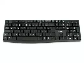 Equip laidinė USB klaviatūra, pilno dydžio (100 %), QWERTY, juoda