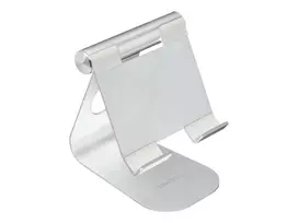 TERRATEC iTab M – stovas telefonui / planšetei – aliuminis – sidabrinis – ekrano dydis 8,8–25 cm (3,5–10 col.) – stalinis stovas (219728)