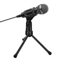 Equip Mini stalinis mikrofonas, -30 dB, 30–16000 Hz, 2200 Ω, laidinis, 3,5 mm lizdas