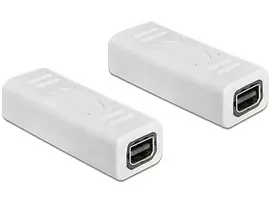 Keitiklis DeLOCK 65450 Mini DisplayPort lizdas – lizdas, baltas