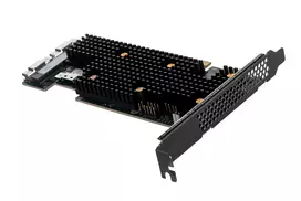 Broadcom eHBA 9600-24i duomenų saugyklos valdiklis su 24 vidiniais kanalais, SAS 24Gb/s, SATA 6Gb/s, NVMe, PCIe 4.0 x8 jungtis
