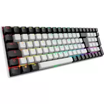 Žaidimų klaviatūra SKILLER SGK50 S2 balta, DE išdėstymas, Gateron Red