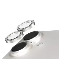 Apsauginis fotoaparato lęšių stikliukas PanzerGlass SAFE. Glitter Silver, skirtas iPhone '24 6,1 colio | 6,7 colio
