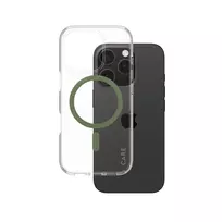 PanzerGlass CARE™ by ® Urban Combat Dėklas Skaidrus su Žaliu MagSafe iPhone 16 Pro