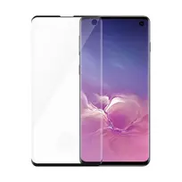 Apsauginis stiklas PanzerGlass Samsung Galaxy S10e Ultra-Wide Fit, atsparus įbrėžimams ir smūgiams