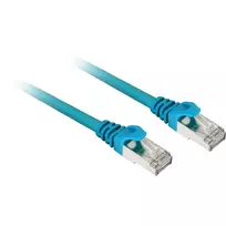 Tinklo laidas Sharkoon 1,5 m RJ-45 Cat6 S/FTP mėlynas
