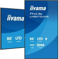 Skaitmeninės reklamos ekranas iiyama 86 colių 4K UHD LCD Android 24/7