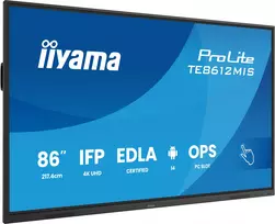 iiyama TE8612MIS-B4AG Interaktyvus ekranas 85.6 colių 4K UHD liečiamas su Android