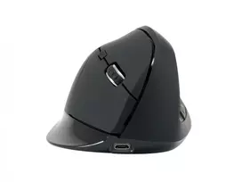 Conceptronic LORCAN ERGO 6 mygtukų ergonominė Bluetooth pelė, dešinei rankai, vertikalus dizainas, optinė, Bluetooth, 1600 DPI, juoda