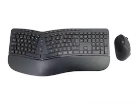 Belaidis ergonomiškas klaviatūros ir pelės rinkinys Conceptronic ORAZIO ERGO, portugališkas išdėstymas