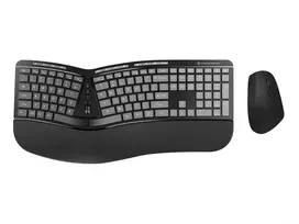 Belaidis ergonominis klaviatūros ir pelės rinkinys Conceptronic ERGO, QWERTY EN (US)