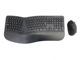 Belaidis ergonomiškas klaviatūros ir pelės rinkinys Conceptronic ORAZIO ERGO, ispaniškas išdėstymas