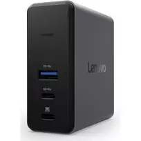 Lenovo X9 Įkrovimo stotelė GaN Wired USB 3.2 Gen 2 (3.1 Gen 2) Type-C Pilka
