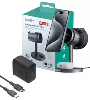 Belaidis 3v1 įkroviklis su aušinimu LC-MC311A 15W Qi2 MagSafe + 30W PD maitinimo adapteris