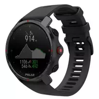 Polar Grit X Pro Titanium sportinis laikrodis su perforuotu odiniu dirželiu, pilkas, M/L