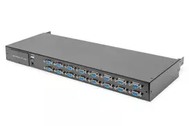 DIGITUS Modulinis KVM jungiklis 16 prievadų modulinei KVM konsolei