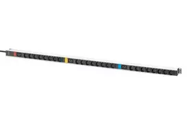 DIGITUS IT BASIC PDU, 3 fazės, 16 A, 24 x C13, 3 x C19 vertikalus, 3 m laidas, IEC309 3Ph-16A kištukas