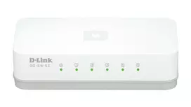 D-Link GO-SW-5E/E tinklo jungiklis nevaldomas Fast Ethernet (10/100) baltas