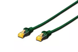 DIGITUS Patch laidas varinis laidininkas - CAT6a - S/FTP - su apsauga nuo užsikabinimo - 10 m - žalias