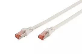 DIGITUS Patch laidas - CAT6 - S/FTP - Su apsauga nuo užkliuvimo - Varis - 3 m - Baltas