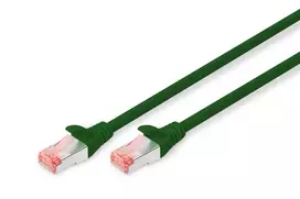 DIGITUS Patch kabelis - CAT6 - S/FTP - Su apsauga nuo užkliuvimo - Varis - 10 m - žalia