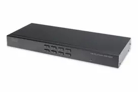 DIGITUS USB-PS/2 kombinuotas KVM jungiklis 8 prievadų su IP modulio lizdu