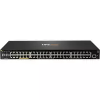 HPE Aruba 2930F 48G PoE+ 4SFP jungiklis – valdomas L3, 48x Gigabit PoE+ + 4x SFP, 740 W, montuojamas į stovą