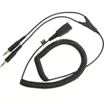 Jabra PC laidas - QD į 2x3,5 mm