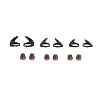Jabra Evolve 75e Priedų rinkinys, Ausų pagalvėlės, Gelinės, Juodos, Raudonos