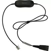 Jabra GN1221 garso ribotuvas QD į RJ9, laidas, juodos spalvos