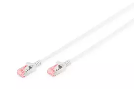 DIGITUS plonas jungiamasis kabelis CAT6 U/FTP su apsauga nuo užkliuvimo, varinis, 10 m, pilkas