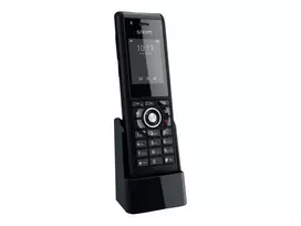 Belaidis telefono ragelis Snom M85 juodas su skambučio numerio rodymu