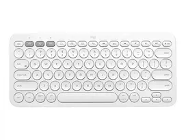 Logitech K380 belaidė klaviatūra, Bluetooth 3.0, vokiškas išdėstymas, off-white