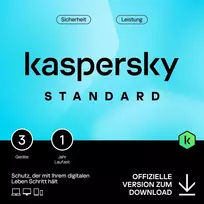 Kaspersky Standard - 3 įrenginiai, 1 metai - ESD atsisiuntimas