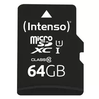 Intenso Performance microSDXC atminties kortelė 64GB UHS-I U1 / Class10 su SD adapteriu (3424490)