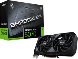 Karta graficzna MSI Vga Pcie16 RTX5070 12GB Gddr7 5070 12G Shadow 2x Oc Bulk Dlss4 | GeForce RTX 5070 12G SHADOW 2X OC BULK | 4711377352048