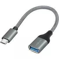 LogiLink USB 3.2 Gen1 Type-C adapteris C/M į USB-A/F OTG aliuminis 0,15 m