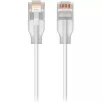 Tinklo jungiamasis laidas UBIQUITI UACC-Cable-Patch-EL Cat6 RJ-45 2,5GbE PoE++ 0,15 m peršviečiamai baltas (24 vnt.)