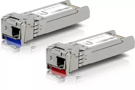 UBIQUITI NETWORKS 10Gbps SFP+ 1xLC vienmodis 1270/1330 nm BiDi 10 km – 2 vnt. (uf-sm-10g-s-20)
