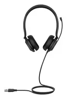 Yealink UH35 Dual Teams USB-A ausinės, laidinės, biurui/skambučių centrui, 20-20000 Hz, 139,5 g, juodos