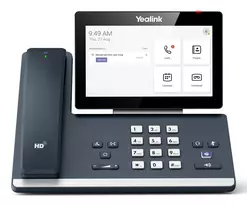 Yealink MP58-WH E2 Teams IP telefonas, pilka spalva, laidinis ragelis, 7 colių LCD jutiklinis ekranas