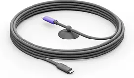 USB kabelis Logitech 952-000195 USB 3.2 Gen 2 5 m USB C grafito violetinis