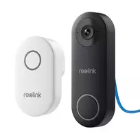 Reolink D340P - 5MP laidinis vaizdo durų skambutis su skambučio garsu, PoE, asmens aptikimu, dvipusiu garsu, veikia su NVR