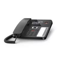 DECT telefono laidinis ragelis Gigaset DESK 800A, 200 kontaktų telefonų knyga, juoda