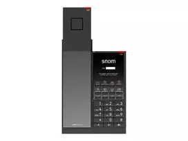 Snom HD351W DECT IP telefonas su belaidžiu rageliu, antibakterinis, PoE, juodas
