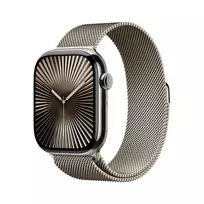 APPLE Watch Series 10 GPS + Cellular 46 mm natūralaus titano korpusas su natūralaus titano Milano kilpa - S/M