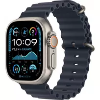 APPLE Watch Ultra 2 GPS + Cellular 49mm natūralus titano korpusas su mėlyna vandenyno juosta