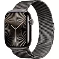 Apple Watch Series 10 GPS + Cellular 46mm Slate Titanium dėklas su Slate Milanese juostele - M/L (MWYW3QF/A)